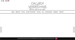 Desktop Screenshot of callboy-verzeichnis.com