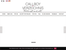Tablet Screenshot of callboy-verzeichnis.com
